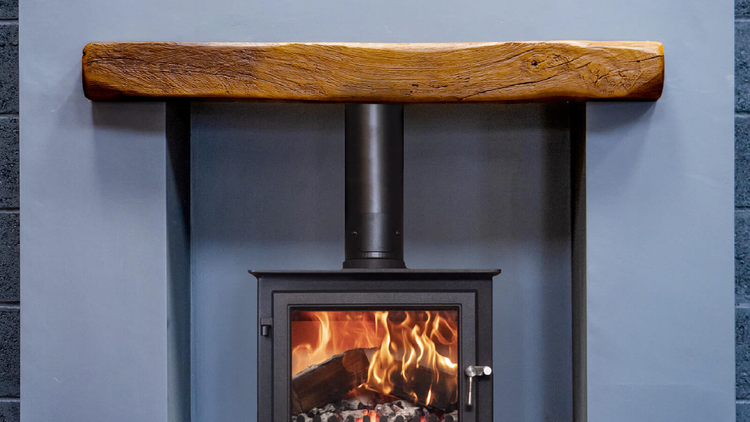 Reclaimed Non-Combustible Beam - Walnut