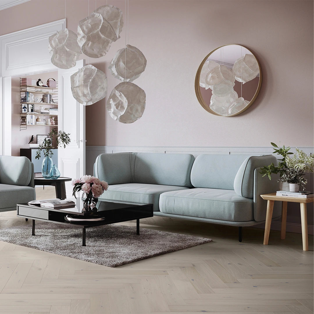 Luxtone Vinyl Flooring Herringbone Boat Shack Oak