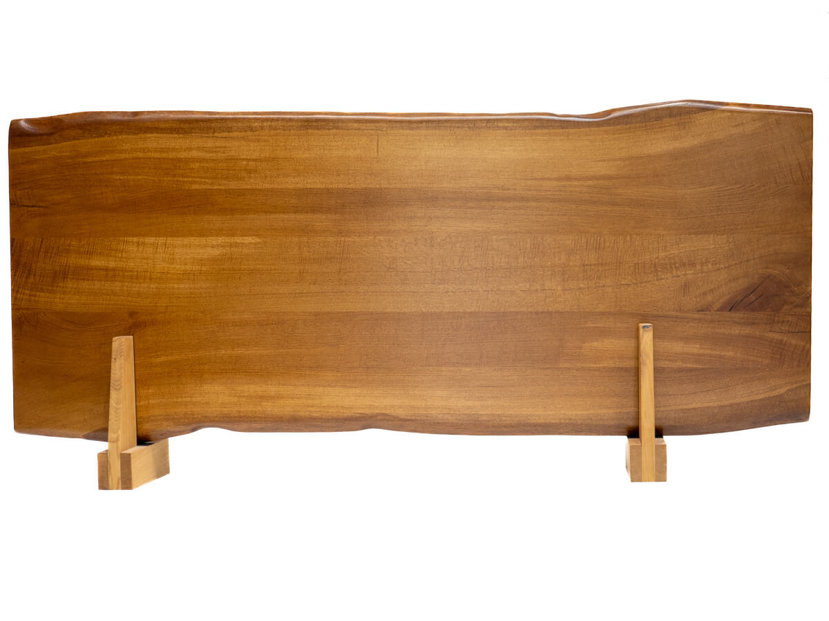 Live Edge English Oak Table - Clear Lacquer