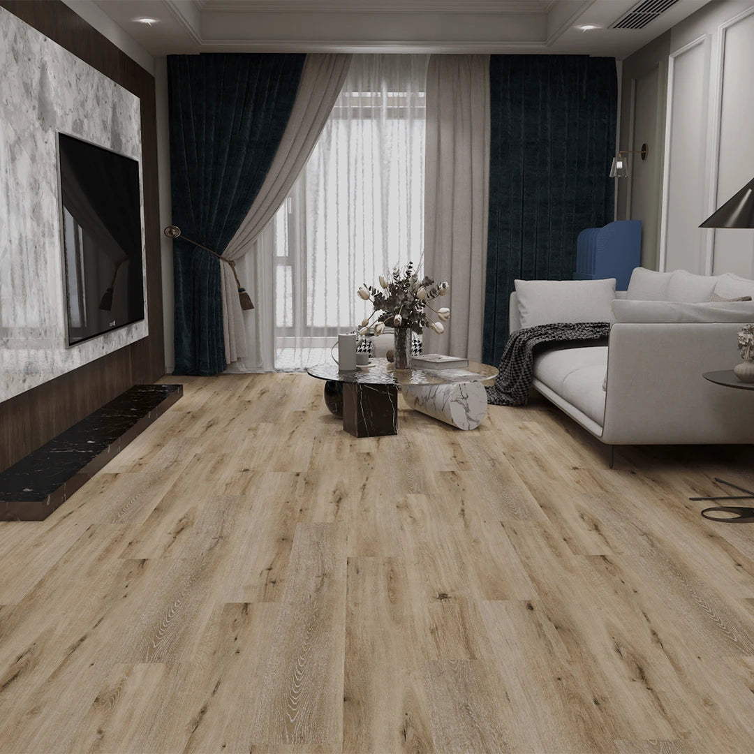 Luxtone Vinyl Flooring Planks Latte Oak