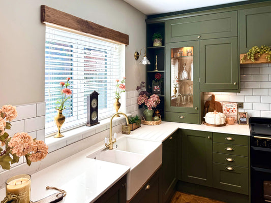 Rustic Oak Window Beam - Rugger Brown