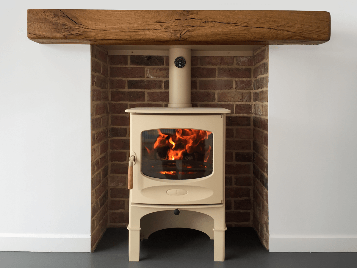Shaped Oak Beam - Medium Oak Finish