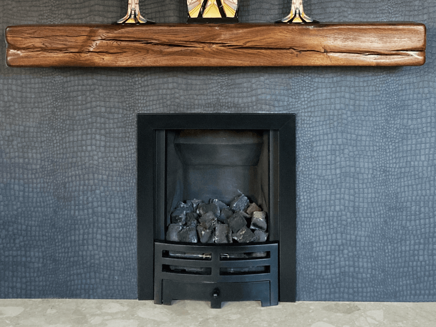 Rustic Oak Beam *Reclaimed* - Walnut Finish