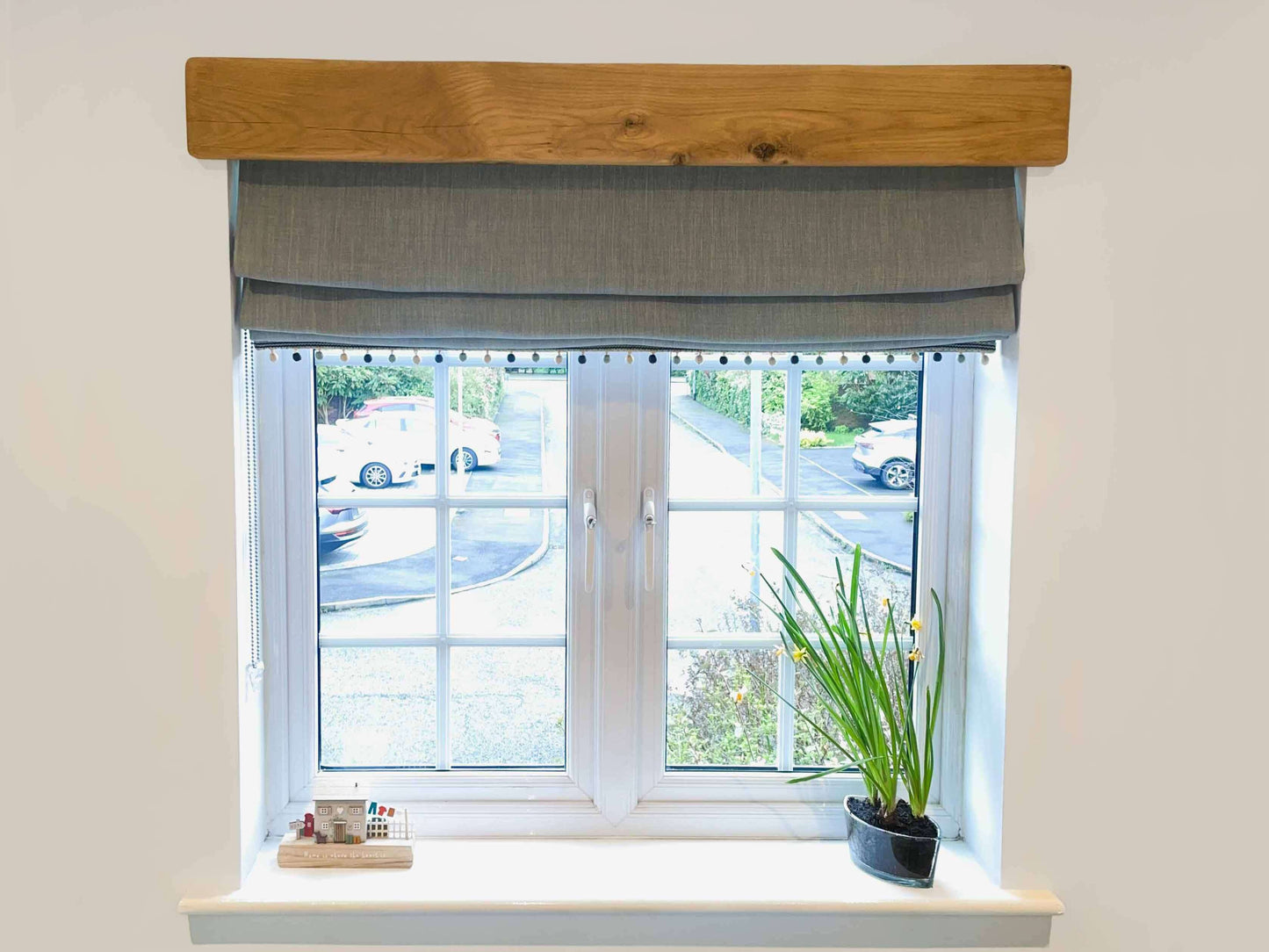 Character Oak Fascia Beam - Light Finish