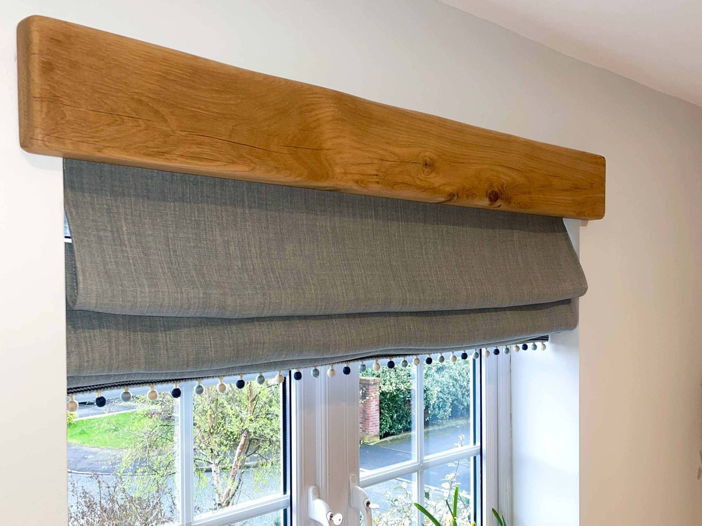 Character Oak Fascia Beam - Light Finish