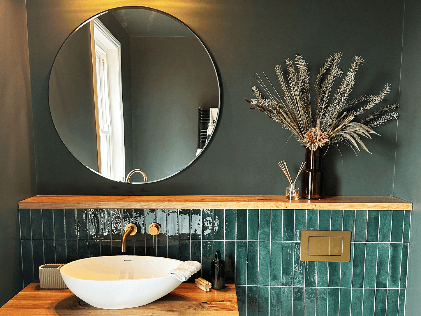 Bathroom Oak Worktop - Pure Rubio Monocoat