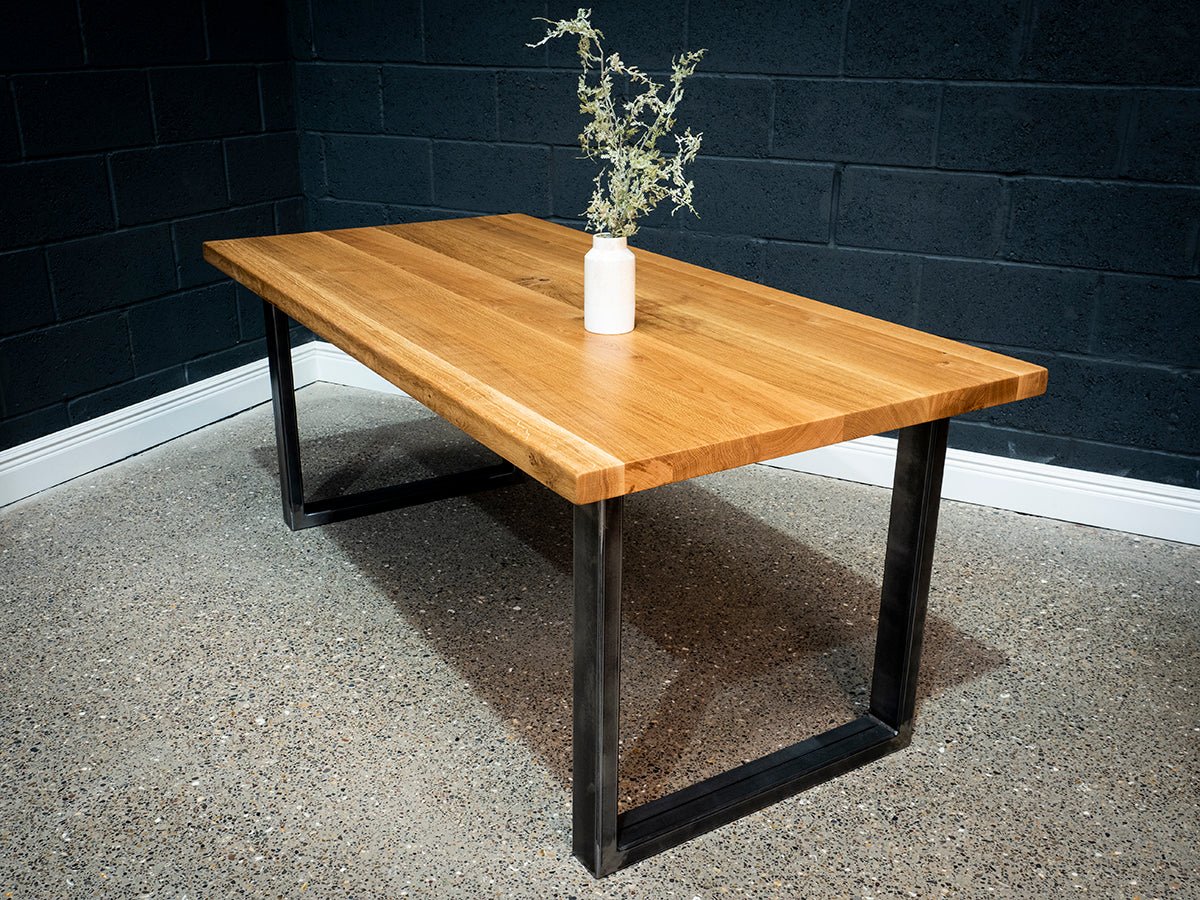 Square Edge European Oak Table 6ft x 3ft (012)