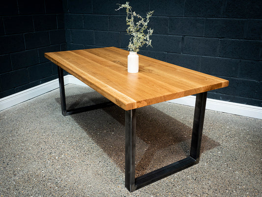 Square Edge European Oak Table 6ft x 3ft (012)