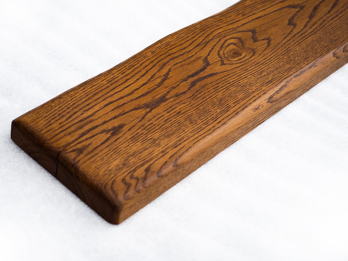 Character Oak Fascia Beam - Walnut Finish
