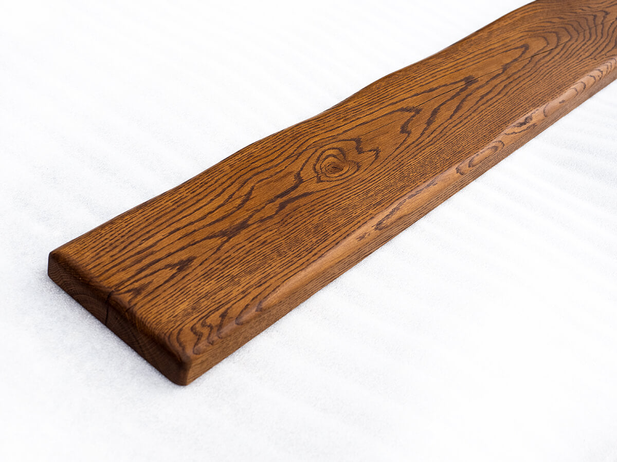 Character Oak Fascia Beam - Walnut Finish