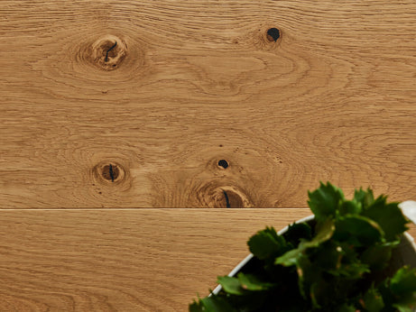 Blenheim Oak Character Grade Brushed & Oiled Multi-ply Oak Flooring 190mm
