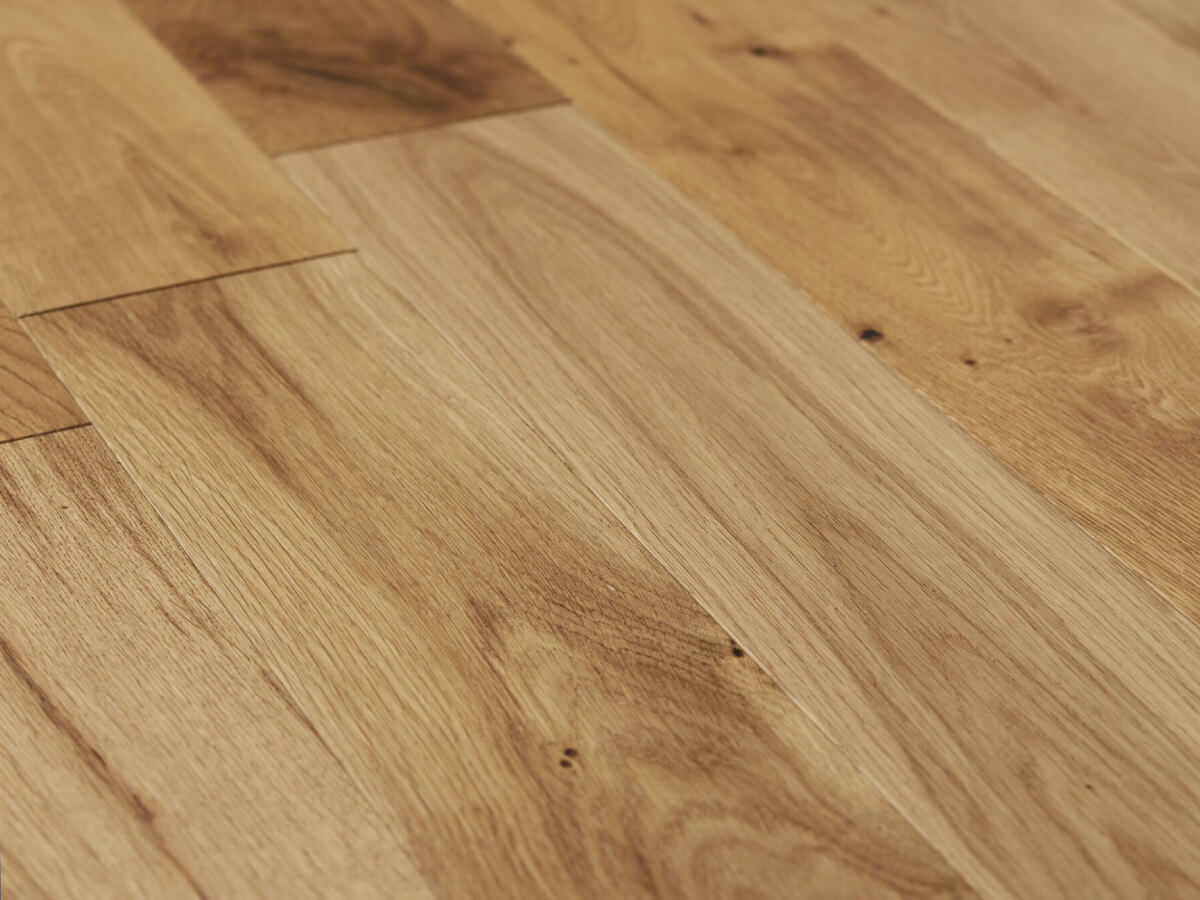 Oak Brushed & Oiled Oak Multi-ply Flooring