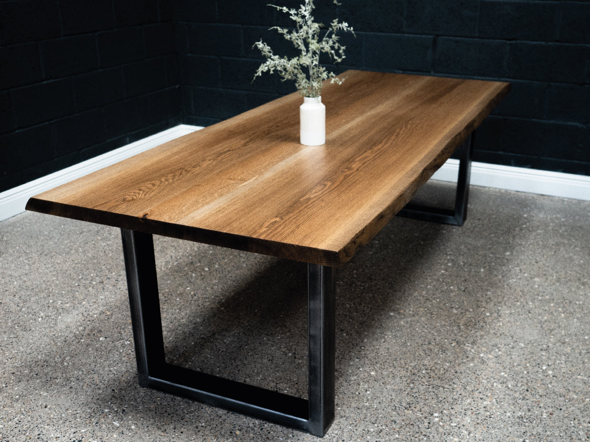 Live Edge - European Oak - Rubio Monocoat Castle Brown Finish