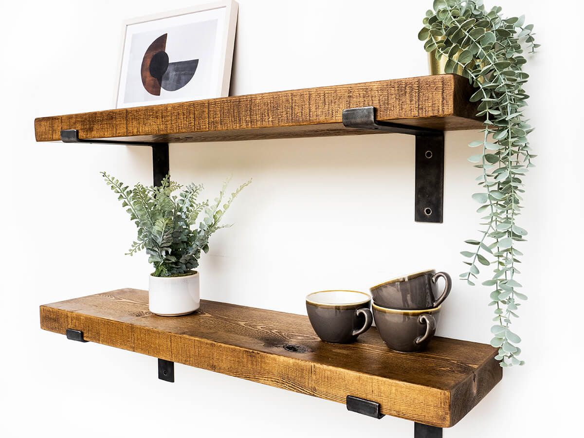 Rustic Bracket Shelf