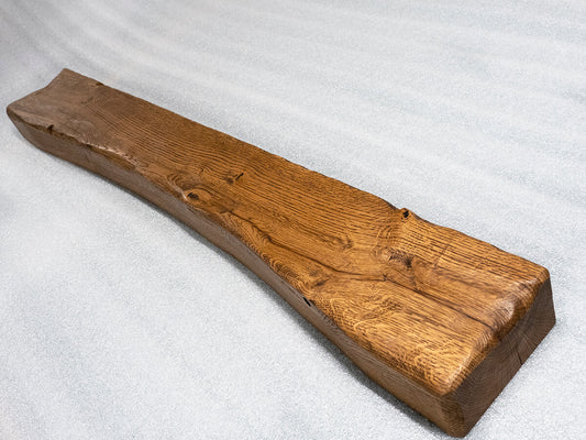 Reclaimed Arched Oak Beam - Walnut Finish