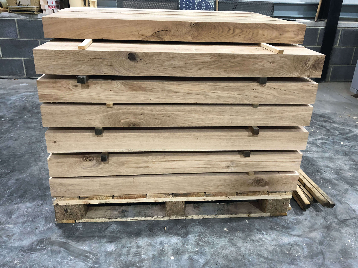 Planed Oak Beams | P.S.E