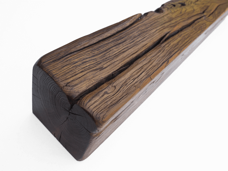 Rustic Oak Beam *Reclaimed* - Jacobean Finish