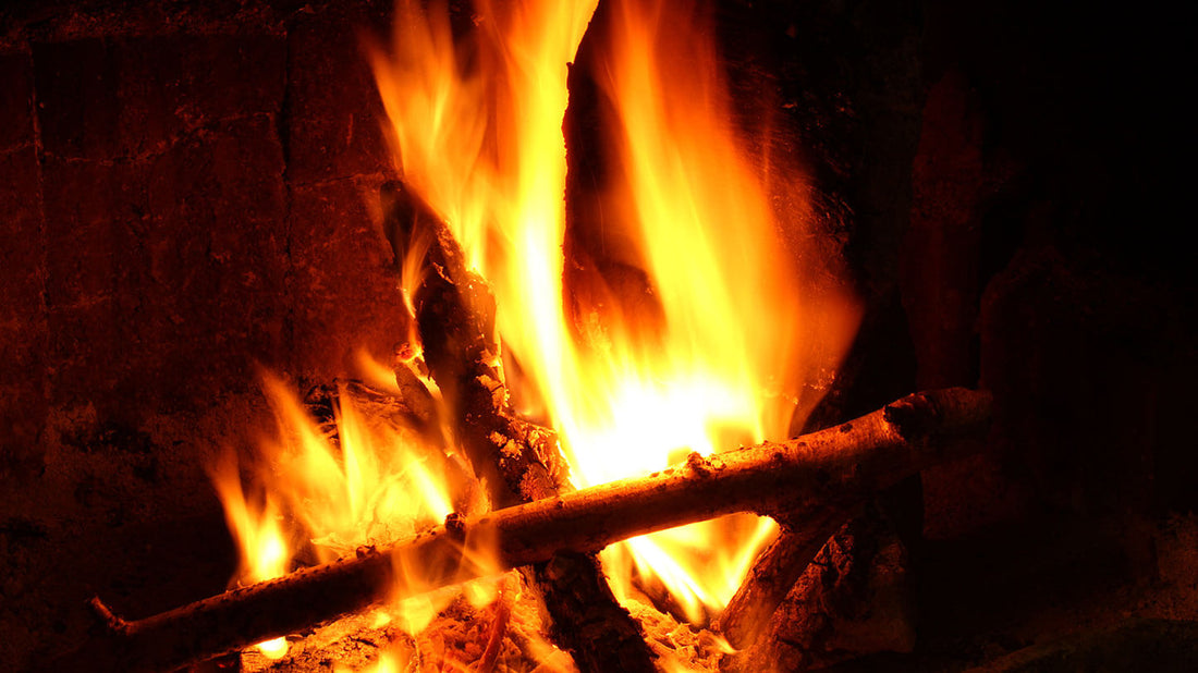 Cooking on a log burner