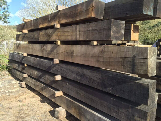 air dried oak beams