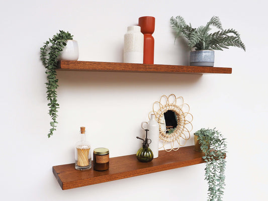 solid oak shelf