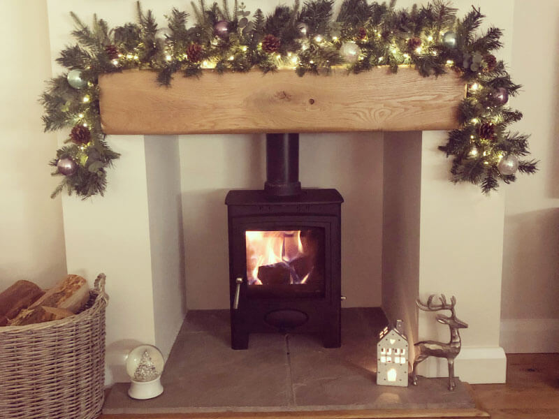 Solid Oak Mantel