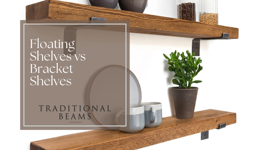 Floating Shelves vs Bracket Shelves
