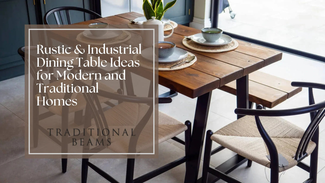 Rustic and Industrial Dining Table Ideas for Modern and Traditional Homes