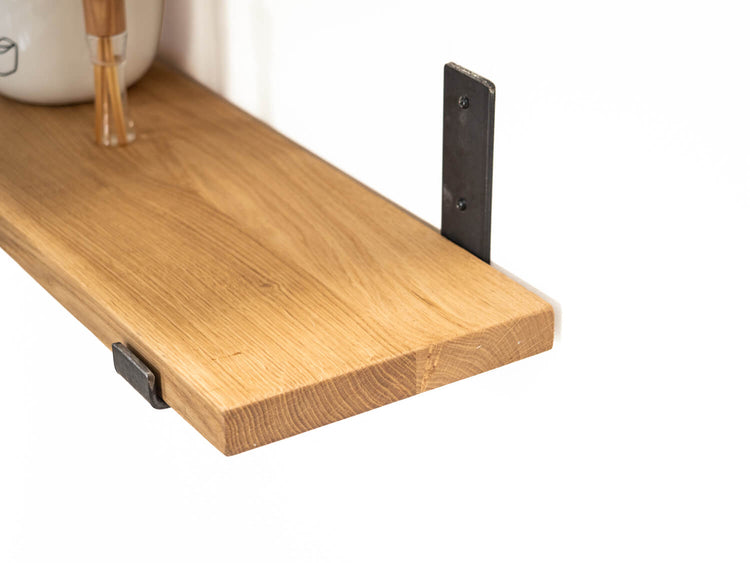 Oak Bracket Shelves