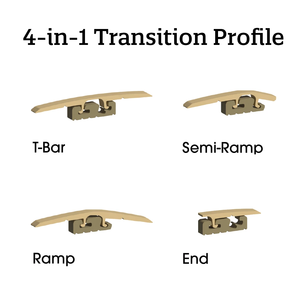 Luxtone 4-in-1 Transition Profile