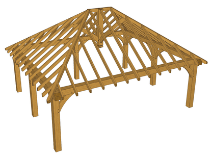 Oak Framed Gazebo Kit E06