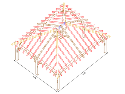 Oak Framed Gazebo Kit E06