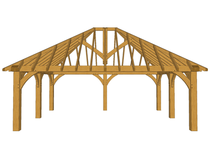 Oak Framed Gazebo Kit E06