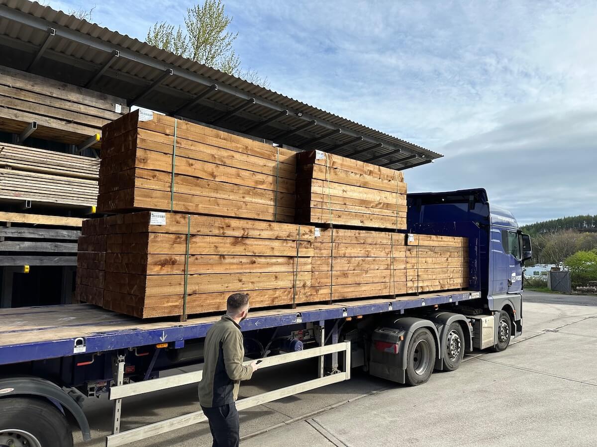 Railway Sleepers - New Brown Treated Garden Railway Sleepers