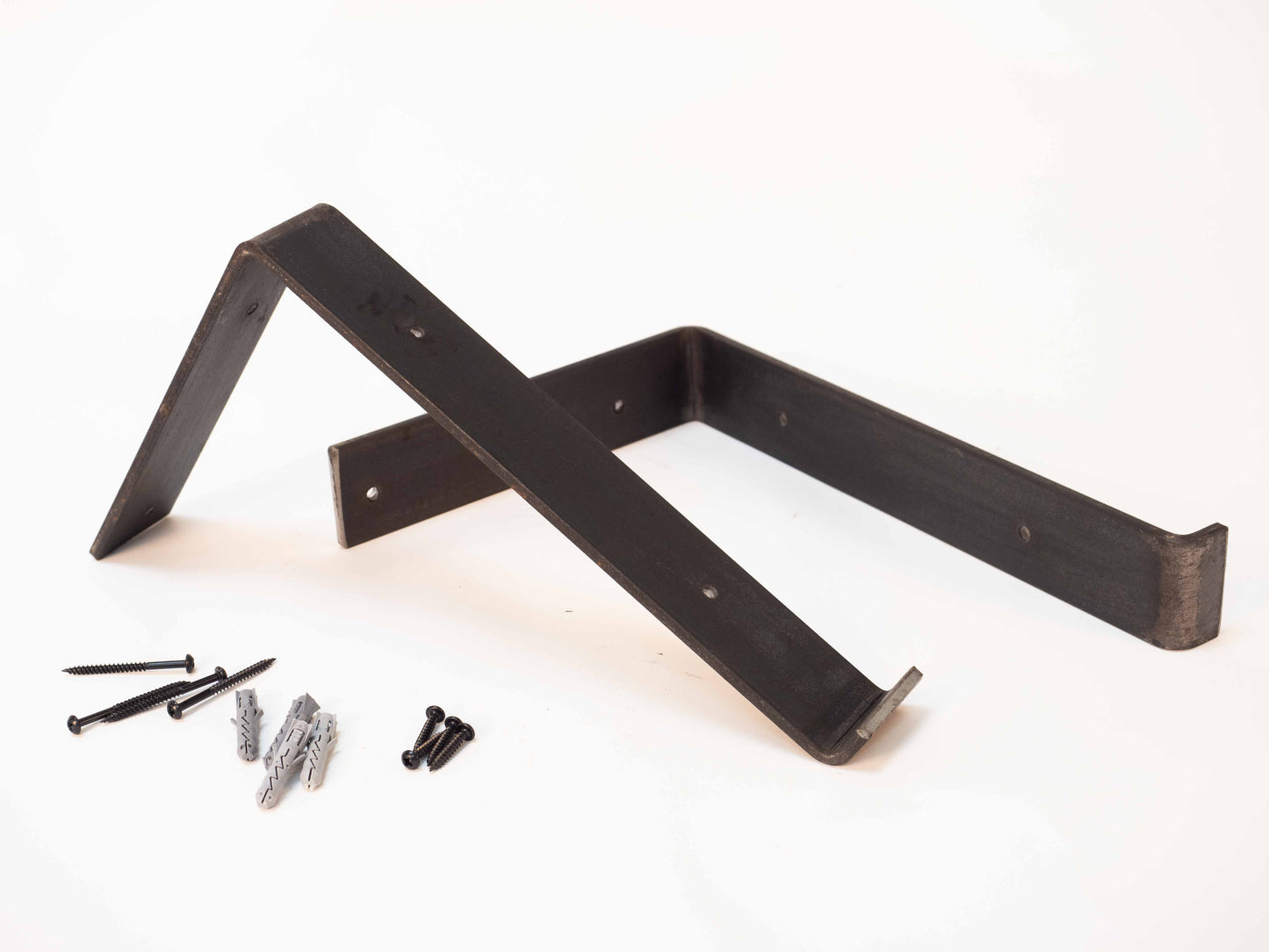 Industrial Lipped Steel Bracket Shelf 30cm