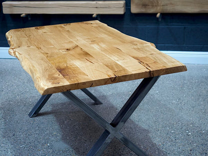 Live Edge English Oak Table - Clear lacquer