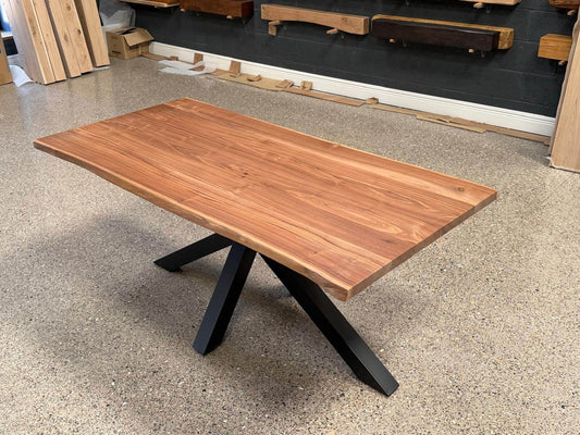 Live Edge European Walnut Table Top 176cm x 85cm x 3.5cm