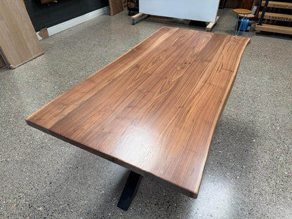 Live Edge European Walnut Table Top 176cm x 85cm x 3.5cm