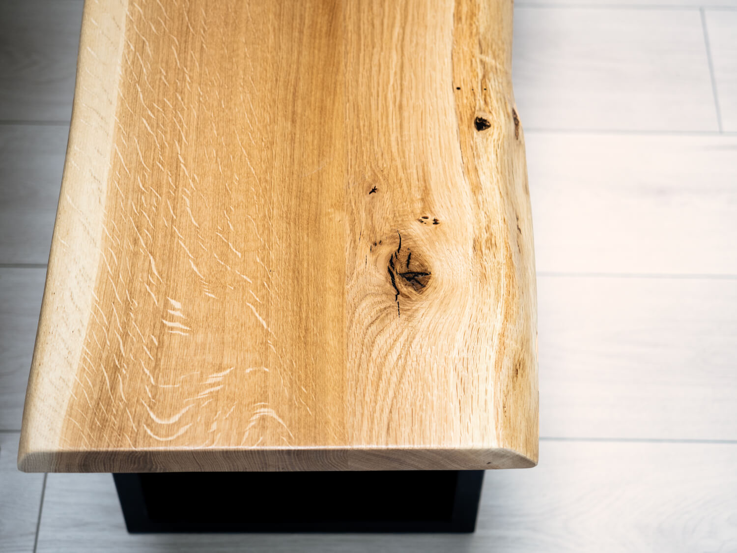 Live Edge Oak Bench