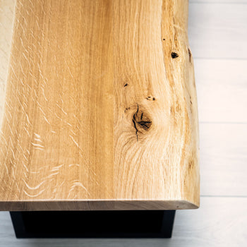 Live Edge Oak Bench