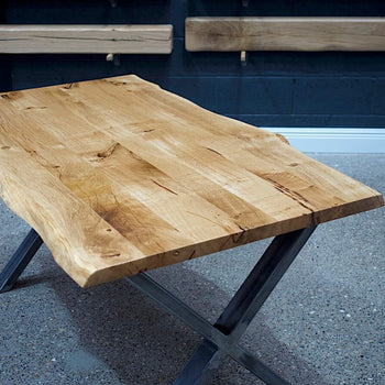 Live Edge English Oak Table 160cm x 90cm (013)
