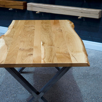 Live Edge English Oak Table 178cm x 90cm (014)