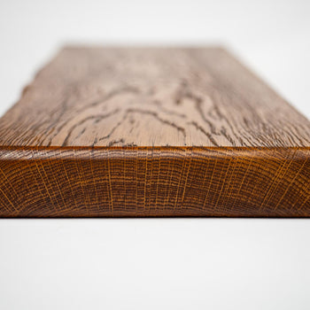 oak floating shelves 