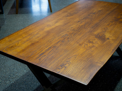 Live Edge French Oak Table Top 180cm x 100cm (016)