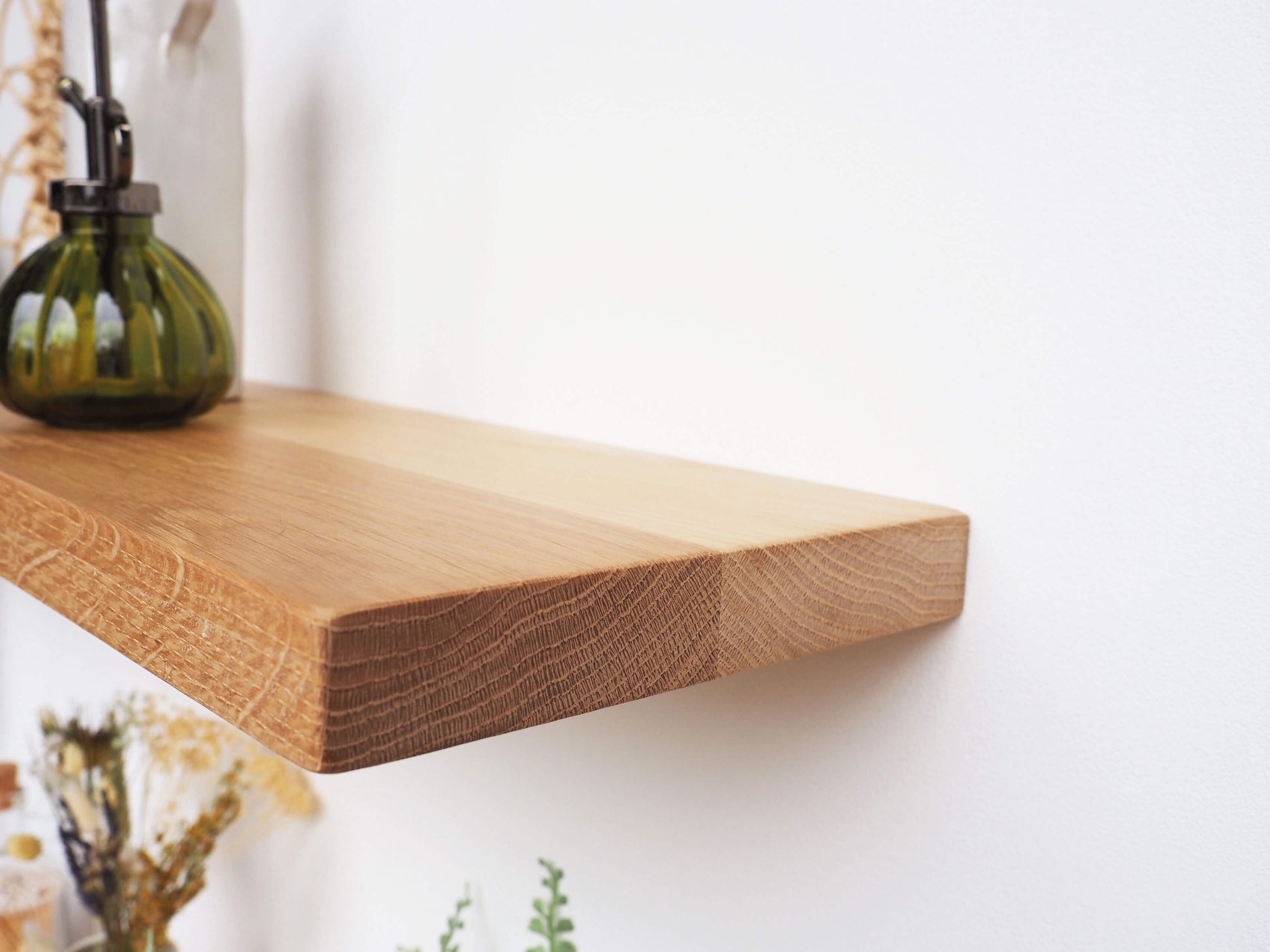 Oak Floating Shelves