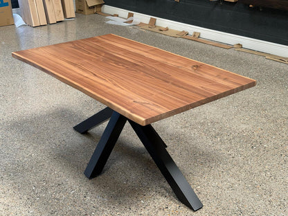 Live Edge European Walnut Table Top 148cm x 85cm x 3.5cm