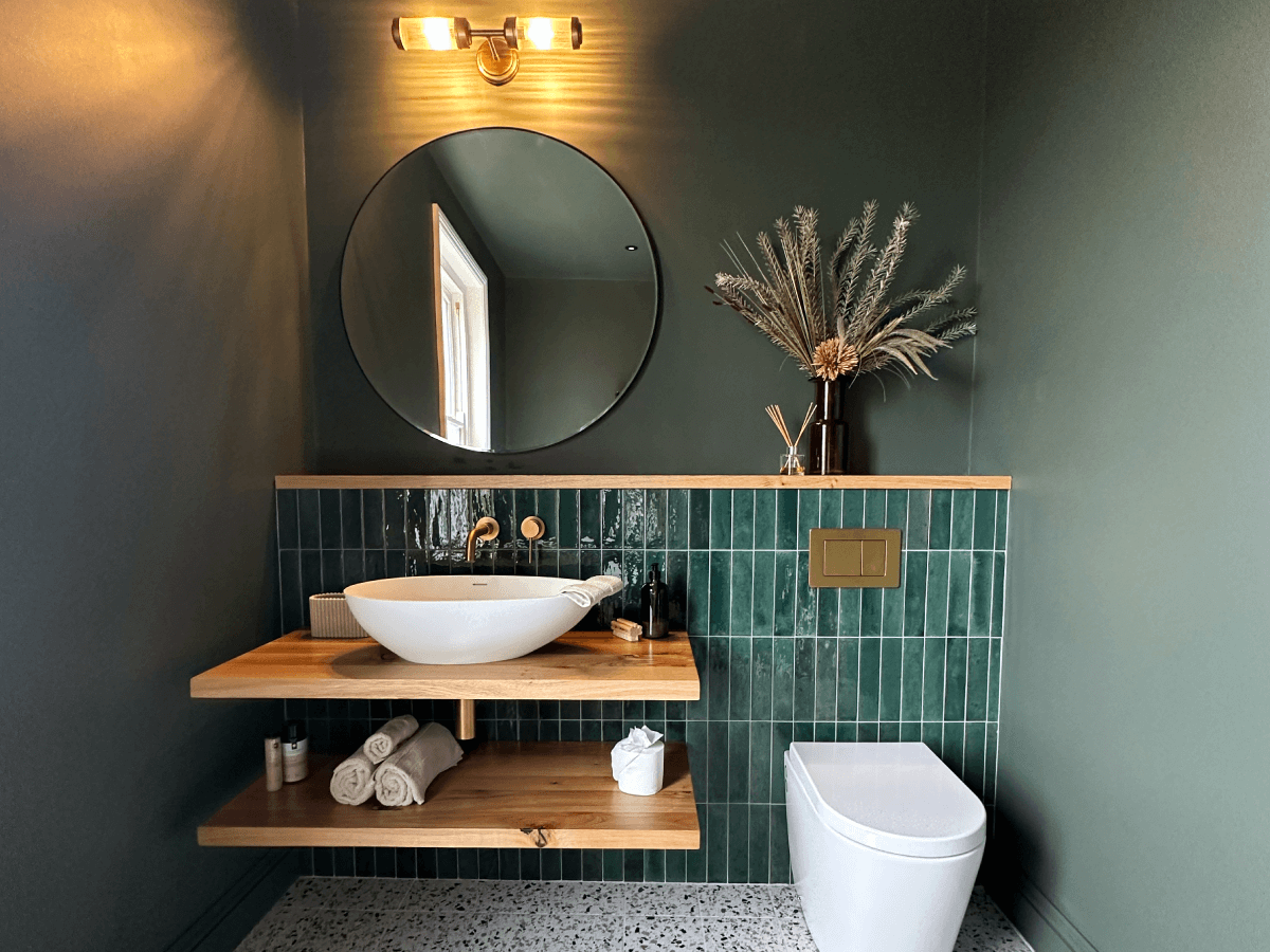 Bathroom Oak Basin Shelf Sink Shelf 45cm Deep Square Edge bathroom-oak-basin-shelf-sink-shelf-45cm-deep-square-edge