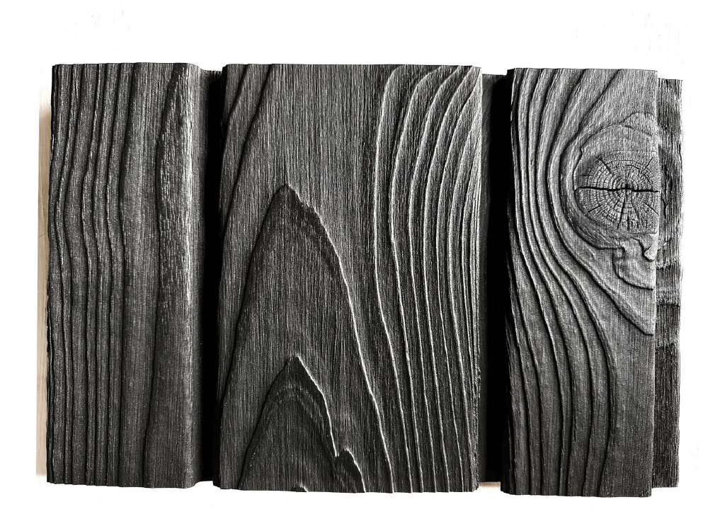Charred Wood Cladding - Black Larch