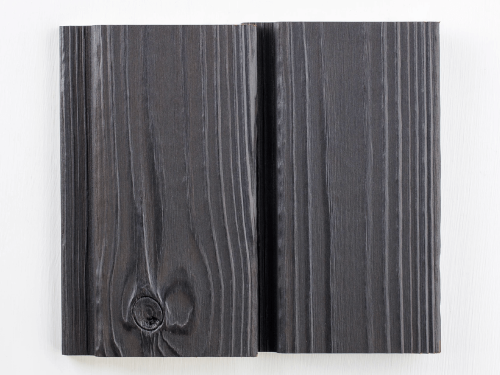 Charred Wood Cladding - Black Pine