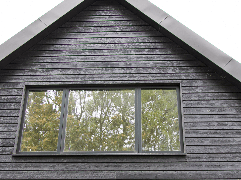 Charred Wood Cladding - Black