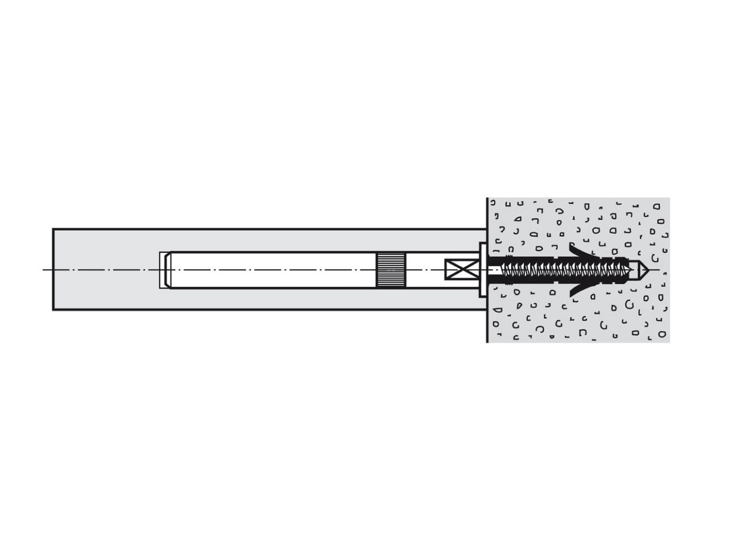 Shelf Support - Concealed Floating Fixing